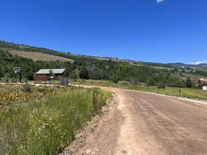 View of mountain feature featuring a rural view