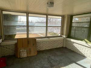 Enclosed front porch