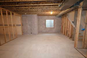 View of basement