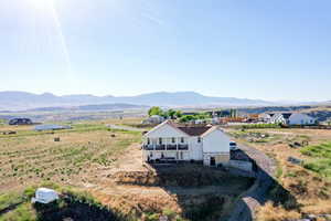 Exterior space featuring a mountain view