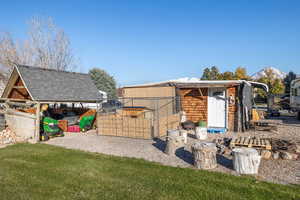 View of outbuilding