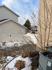 View of snow covered exterior