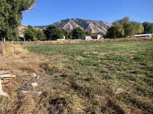 Mountain view with a rural view