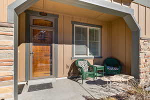 Covered front porch