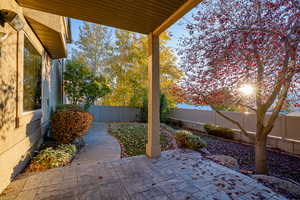 View of patio