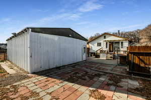 View of outbuilding