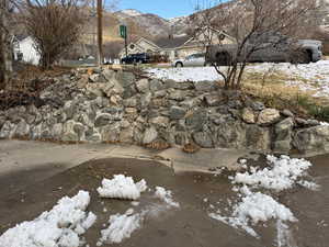 Front yard with a mountain view