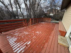 View of deck