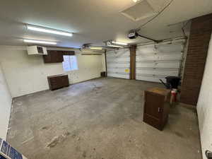 Garage with heater