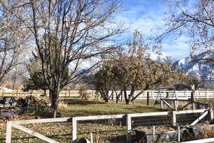 View of yard featuring a rural view