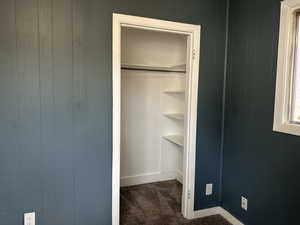 Bedroom 2 View of walk-in closet