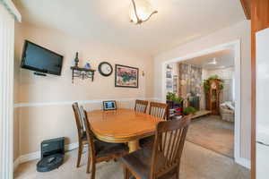 Kitchen dining area