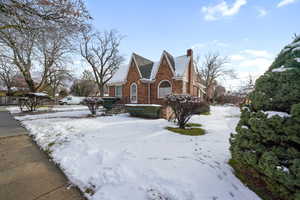 View of tudor-style house