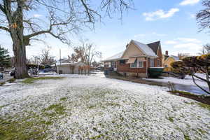 View of snowy exterior