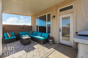 View of patio / terrace with outdoor lounge area