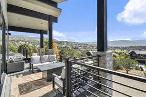 Enjoy the stunning views from the expansive deck.