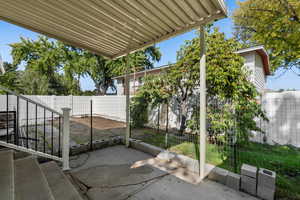 View of patio