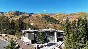 View of mountain backdrop