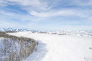 View of mountain background