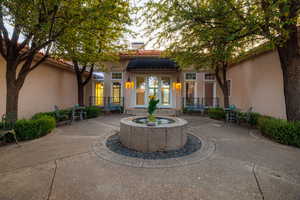 View of private court yard/ front entrance