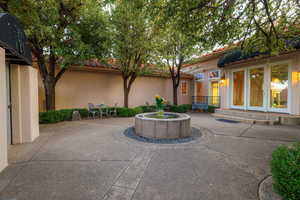 View of private courtyard