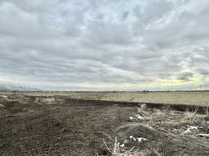 Water view with a rural view