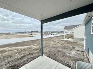 View of yard with a patio