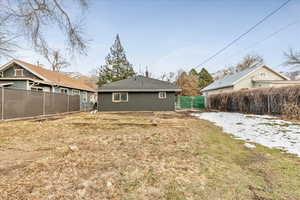 View of back of house