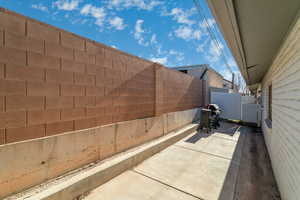 Exterior space featuring a patio