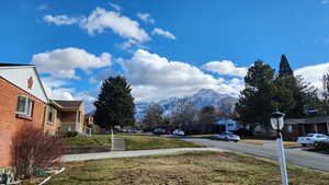 View to the East, street featuring a mountain view