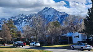 View of mountain feature, view from front porch