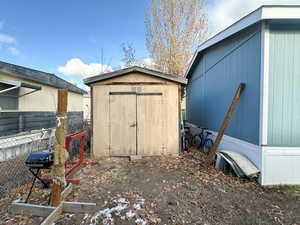 View of outbuilding