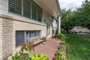 View of patio