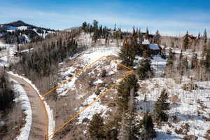 Exterior space featuring a mountain view