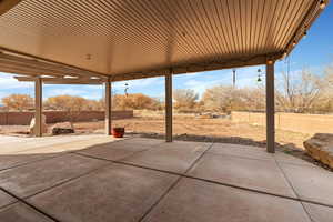 View of patio