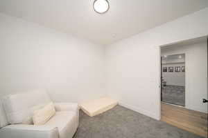 Bedroom featuring hardwood / wood-style flooring