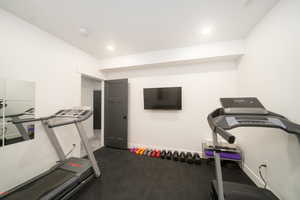 View of exercise room