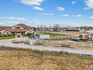 View of yard featuring a rural view