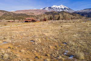 Property view of mountains featuring a rural view