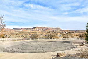 Property view of mountains with a rural view