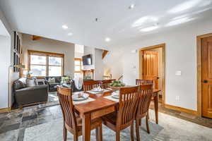 View of dining area