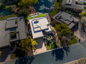 Aerial view of home