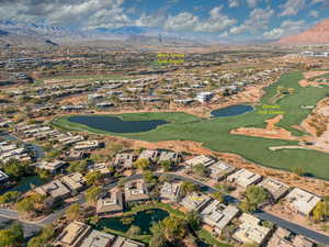 Drone / aerial view of Entrada Golf course