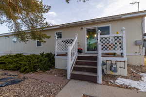 View of property entrance