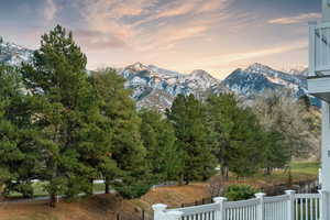 Golf Course and Mountain view from backyard