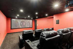 Theater Room separate from Basement Apt.