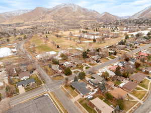 Aerial view showing extremely close proximity to Bonneville Golf Course and Wasatch Hills Tennis Center