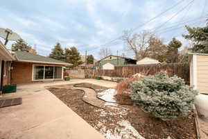 Backyard patio