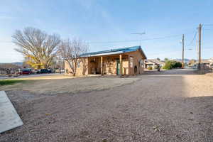 View of outbuilding