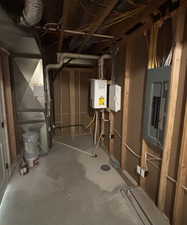 Utility room with electric panel